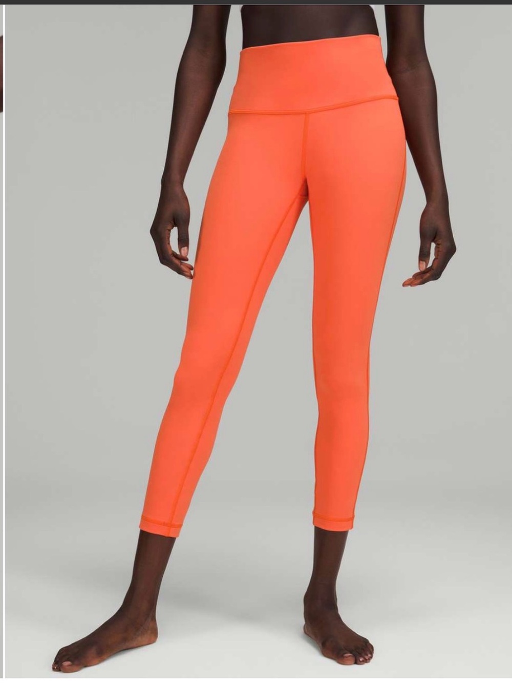 Lululemon Wunder Under High-Rise Tight 25" | size 10 | warm coral